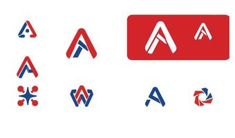 Minimalist AB Monogram Logo Stylish and Versatile for Branding vector