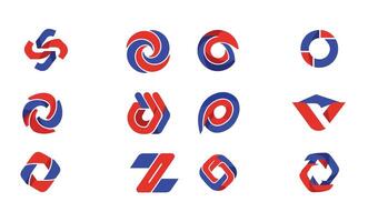 3D Effect Logo Design for Corporate Identity and Professional Branding vector