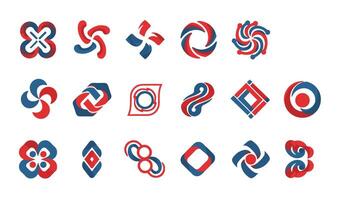 3D Effect Logo Design for Sleek and Contemporary Visual Identity vector
