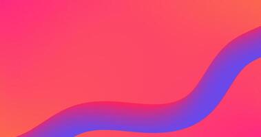 Abstract background with Blue Pink Gradient wavy lines illustration. vector