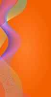 Abstract background with colorful waves illustration for graphic design. vector