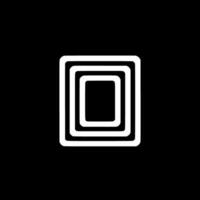 Premium Rectangle Logo Design - High-Quality Graphic Ideal for T-Shirts, Mugs, and Custom Merchandise - Perfect for Branding and Creative Projects vector