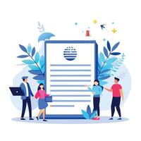 Universal Declaration of Human Rights Illustrated Principles of Equality and Dignity vector