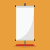 Versatile Signboard Stand for Customizable Advertising or Event Display vector