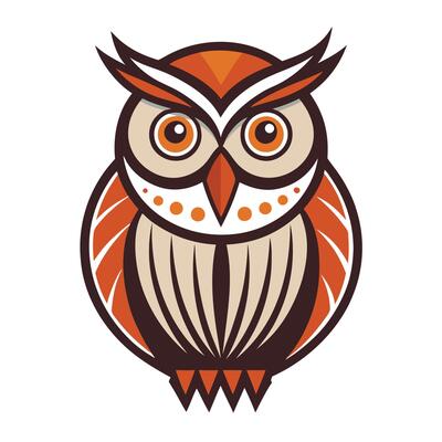 Vintage Owl Logo A Timeless Symbol of Wisdom and Knowledge for Businesses
