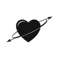 Long love on a white background. vector