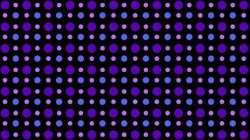 Colorful circle pattern background animation. Looping video