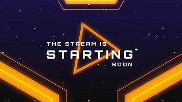Animation of technology stream pack background. Looping animation video