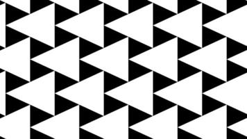 Abstract black and white triangle background animation video