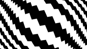Abstact black and white rectangle pattern background animation video