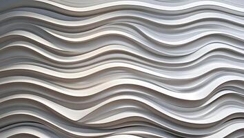 3d rendering of a wave pattern on a wall photo