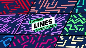 fluindo linhas fundos motion_graphic