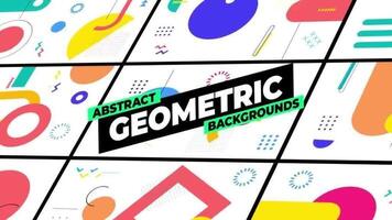 Abstract Geometric Backgrounds motion_graphic