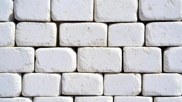 White Brick Wall Texture Background photo