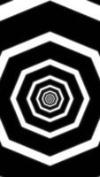 polygon Optical illusion looping vertical background video