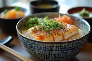 a Japanese kaiseki meal photo