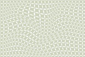 simple abstract light cool color small star grid wavy pattern wavy geometric pattern with floral shapes vector