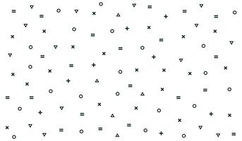 mathematics background flat illustration. vector