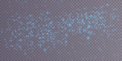 Blue glitter particles create a magical effect that captivates the eye and imagination, drawing one into wonder vector