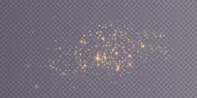 These beautiful golden sparkles are absolutely perfect for enhancing digital designs and festive themes elegantly vector