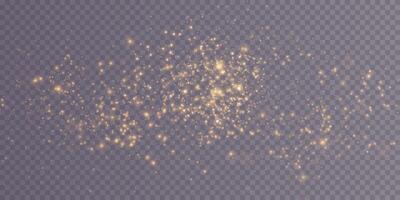 A stunning and vibrant array of shimmering golden glitter particles that are suitable for a variety of designs vector
