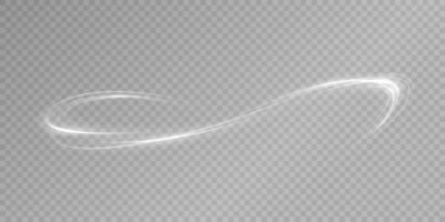 A smooth, elegantly flowing light curve that is ideal for both digital design and various artistic projects vector