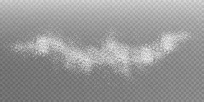 Scattered white sugar crystals gently create a whimsical effect vector