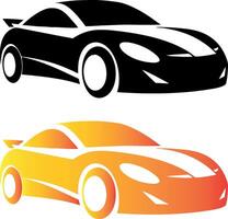 High-Speed Racing Car Logo Vectors Illustration for Motorsports