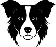Loyal Dog Head Silhouette Vectors Graphic for Digital Use