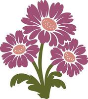 Purple Daisy Vectors Art, Icons, and Graphics