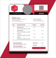 Invoice Design Template vector