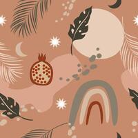 Abstract seamless pattern in style boho . illustration vector