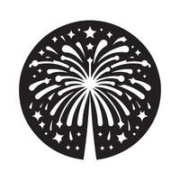 Creative Firework Silhouette for Marketing vector