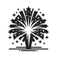 Firework Silhouette for Advertising Campaigns vector