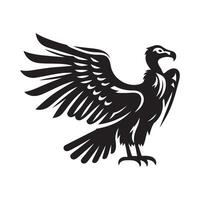 Versatile Turkey Vulture Silhouette for All Projects vector