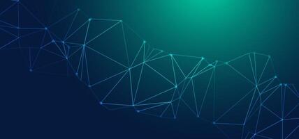 Abstract energy light in green and blue on a dark background. Suitable for high-tech branding, sci-fi interfaces, and digital visualization vector
