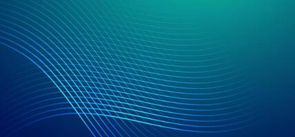 Elegant abstract featuring soft motion lines in green and blue tones. Ideal for backgrounds in tech projects, marketing visuals, and clean presentations vector