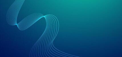 Stylish glowing background with soft light waves in green and blue colors. Ideal for presentations, digital UI, and creative technology designs vector