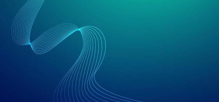 Stylish glowing background with soft light waves in green and blue colors. Ideal for presentations, digital UI, and creative technology designs
