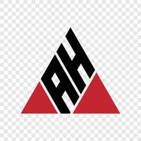107 a logo alphabet word letter triangle geometic educational a h vector
