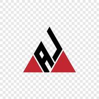109 a logo alphabet word letter triangle geometic educational a j vector