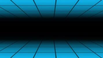 Camera Moving Into A Retro 3D Grid Lines Infinite Loop . Vintage Perspective Background . Loop Animation Background video