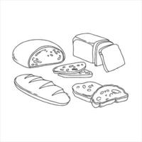 Bread and bread vector
