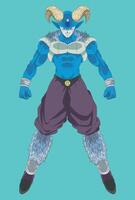 Moro absorbs Merus 2D full character illustration vector