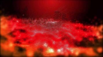 The red metallic, cosmic-fantastic landscape smoothly changes perspective, creating for the observer the effect of flight and presence. video