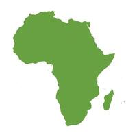 africa map green design vector