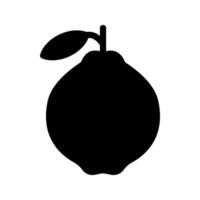 quince icon color editable. vector