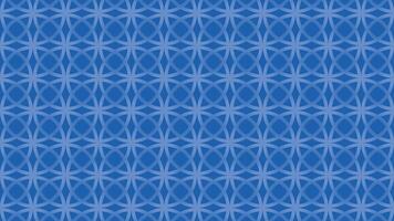Abstract geometric gradient circular leaf shape elements blue colors ornamental style banner pattern design. vector