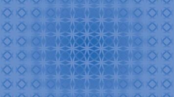 Abstract blue geometric gradient circular leaf shape elements with blurry effect ornamental style banner pattern design. vector