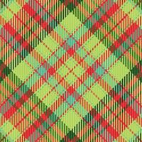 A plaid pattern in red, green and blue vector